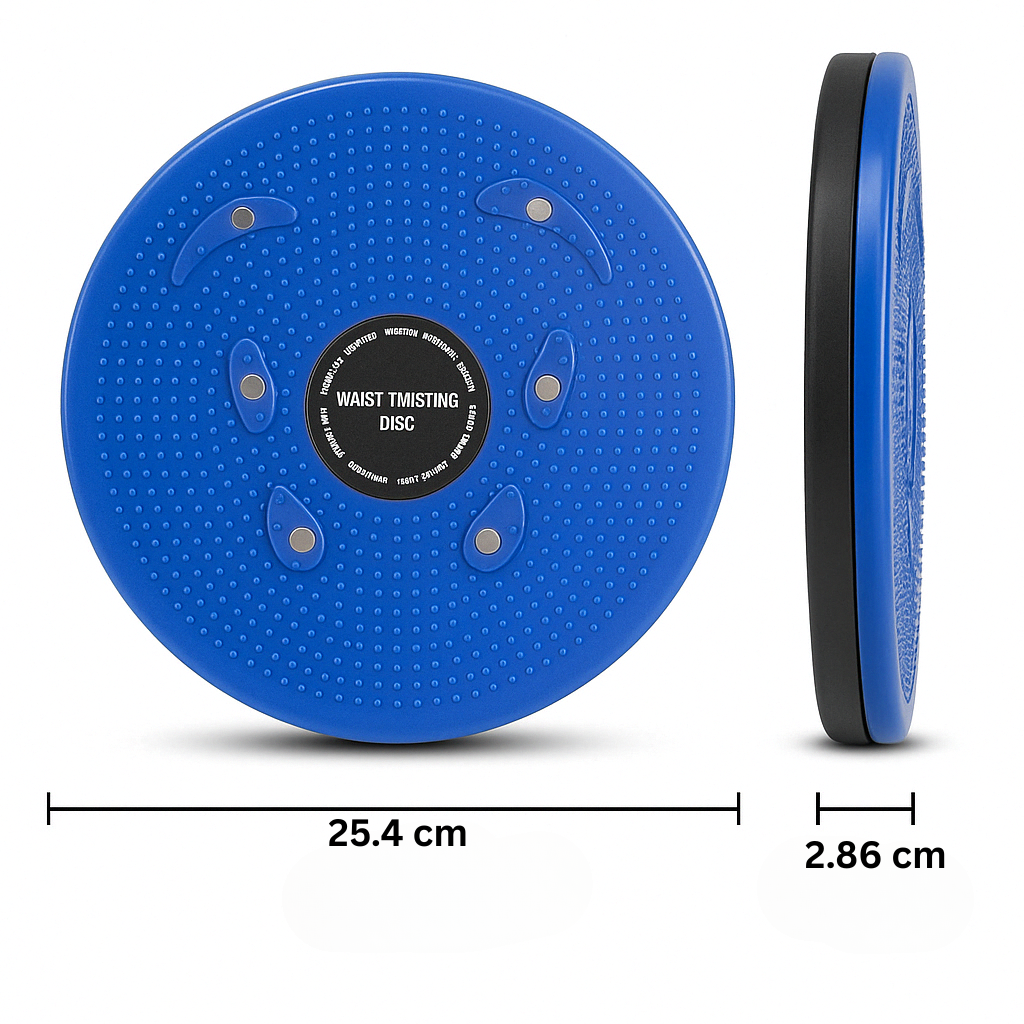 Dynamic Balance Board for Strength and Stability - CoreSpin-Blue-Without Tires-State of Style