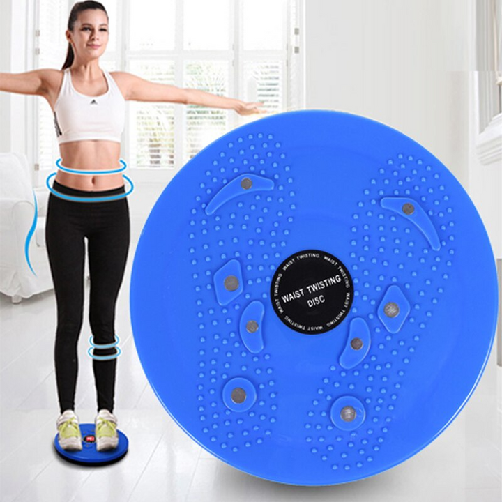 Dynamic Balance Board for Strength and Stability - CoreSpin-Without Bands-Blue-State of Style