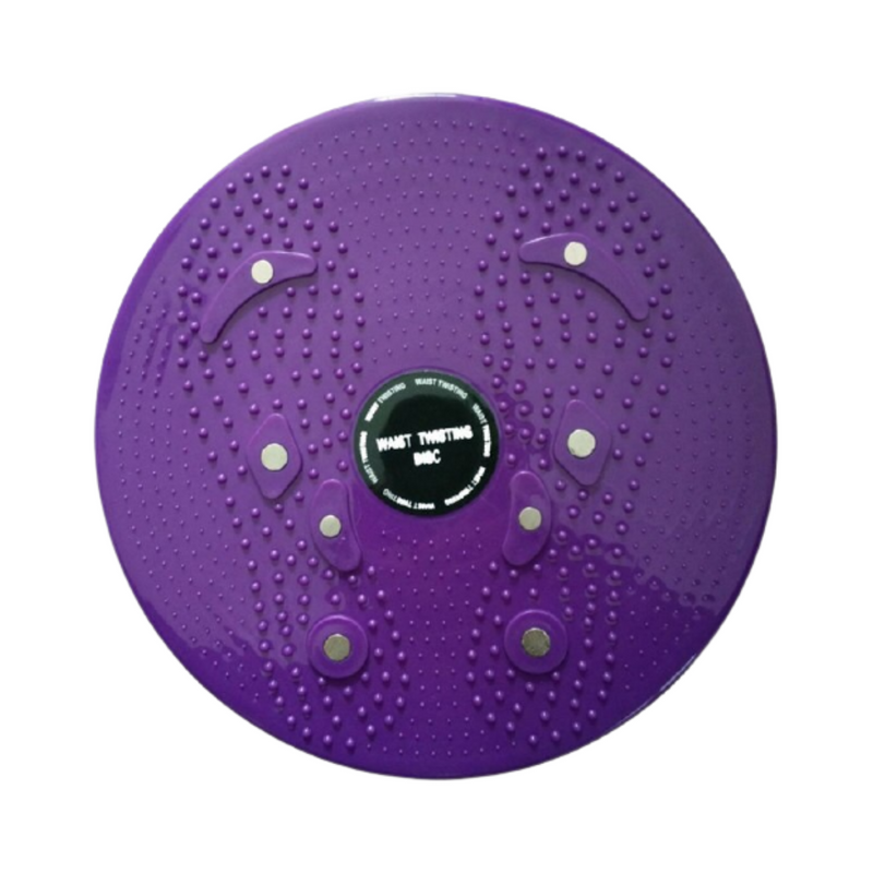 Dynamic Balance Board for Strength and Stability - CoreSpin-Without Bands-Purple-State of Style