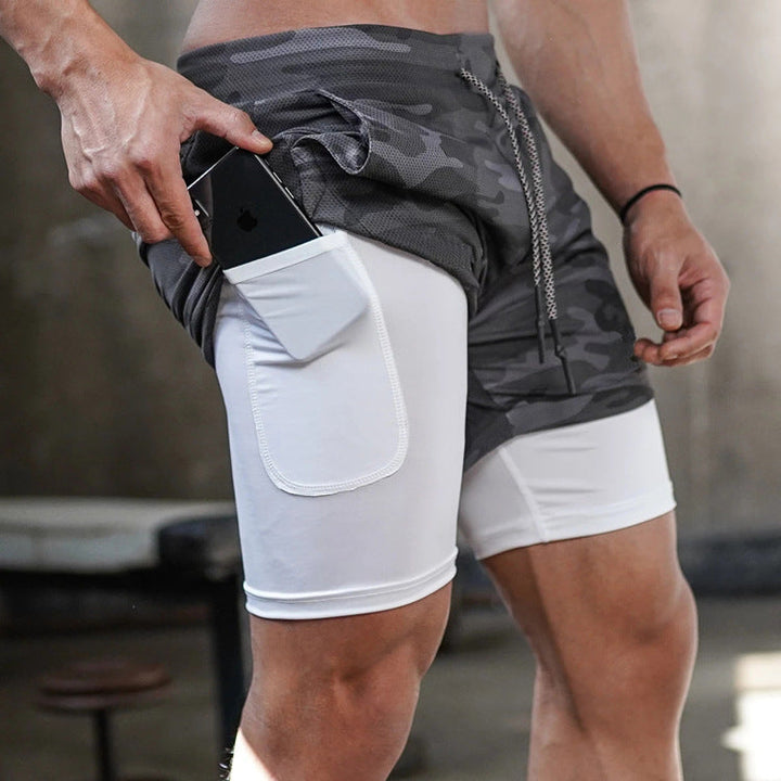 Dynamic Camouflage Shorts - Maverick-Yellow Camouflage-S-State of Style