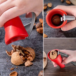 EasyNut Cracker | Ergonomic One-Handed Nutcracker with Non-Slip Design-Red-State of Style