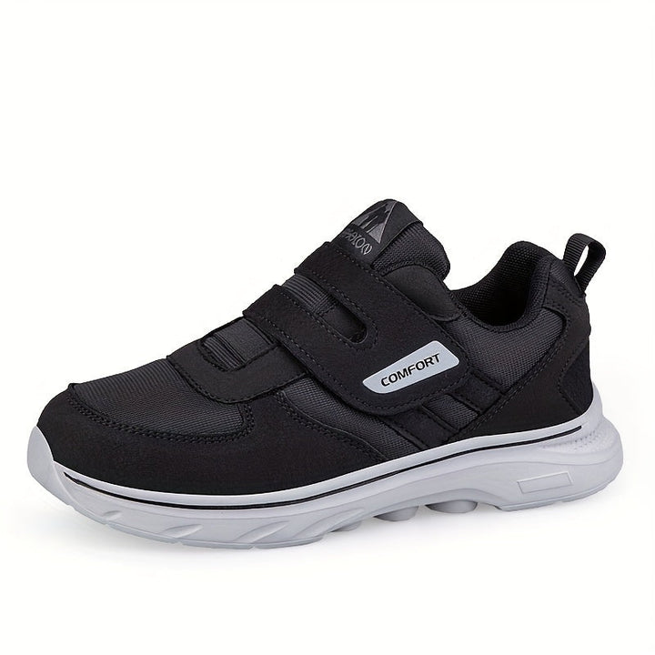 EasyStride Velcro Walking Shoes – Comfortable and Breathable-Black-5-State of Style