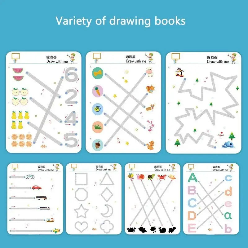 Educational Tracing Workbook - TraceMaster-32 pages-State of Style