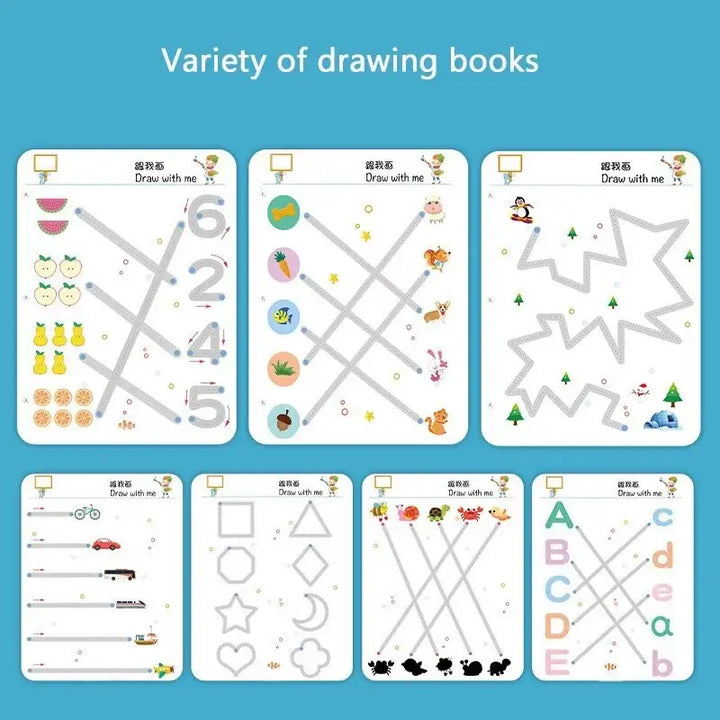 Educational Tracing Workbook - TraceMaster-32 pages-State of Style
