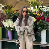 Eefje's Jacket | Oversized Women's Jacket | Comfortable & Stylish-Grey-S-State of Style