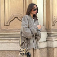 Eefje's Jacket | Oversized Women's Jacket | Comfortable & Stylish-Grey-S-State of Style