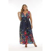 Effortlessly Stylish Urban Boho Beach Maxi Dress for Plus Sizes-Dark Red-2XL-State of Style