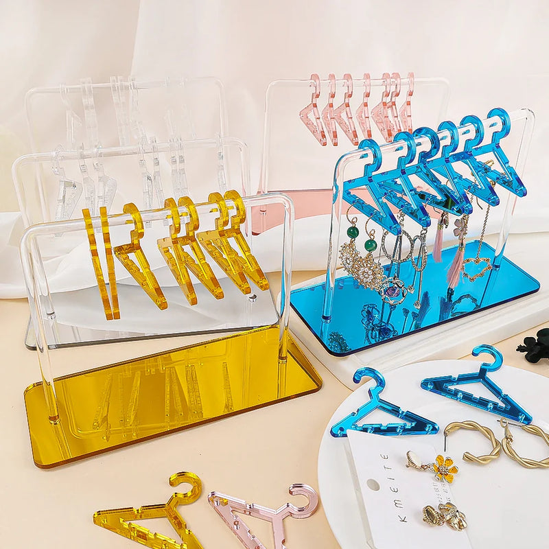 Eight-Piece Jewellery Display Stand | Organiser Rack-BLUE-State of Style