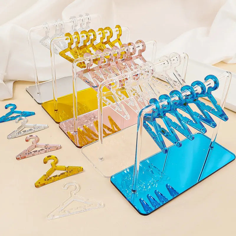 Eight-Piece Jewellery Display Stand | Organiser Rack-BLUE-State of Style