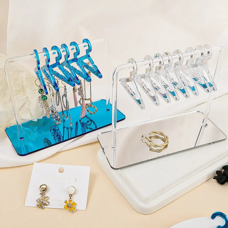 Eight-Piece Jewellery Display Stand | Organiser Rack-BLUE-State of Style