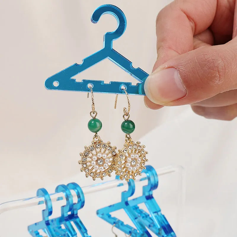 Eight-Piece Jewellery Display Stand | Organiser Rack-BLUE-State of Style