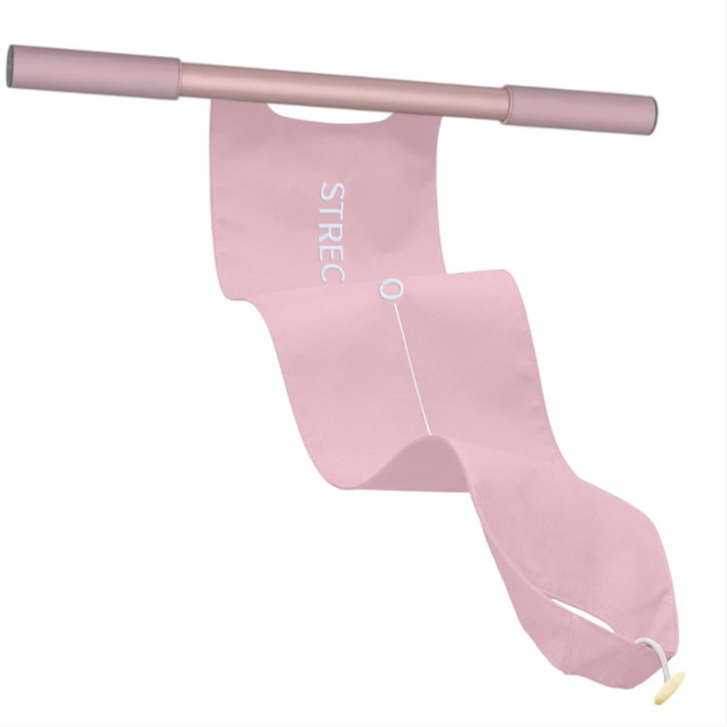 Elastic Resistance Band with Handles & Foot Loops – FlexiStretch Trainer-Pink-State of Style
