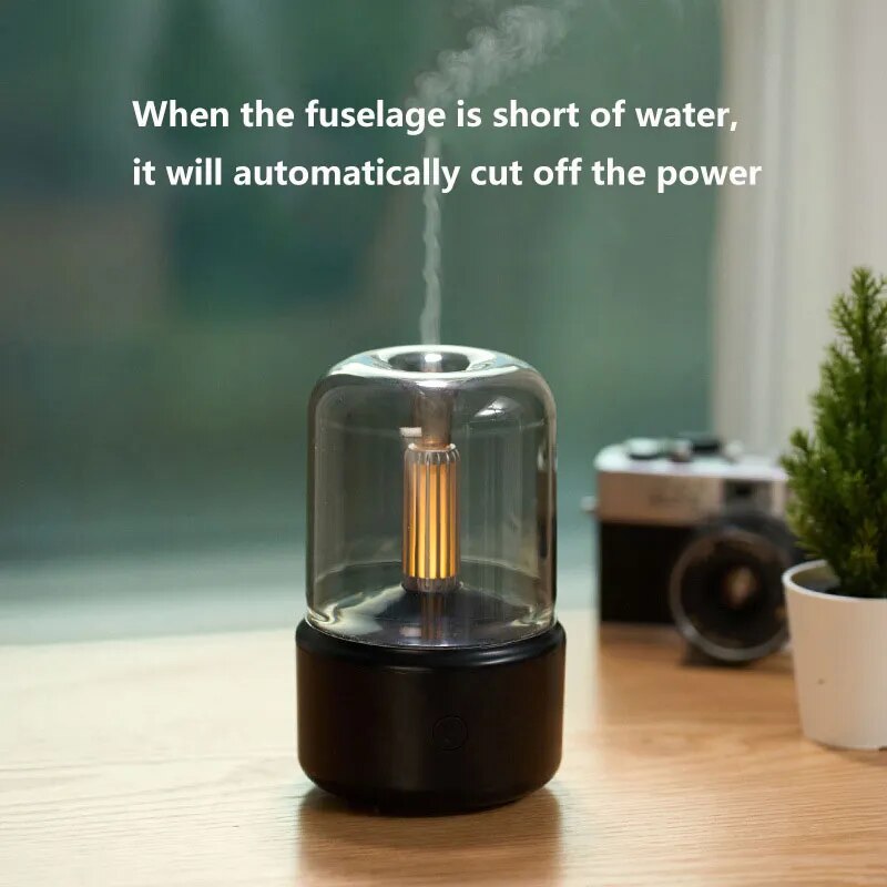 Electric Aromatherapy Diffuser and Humidifier - AromaLux-Black-State of Style