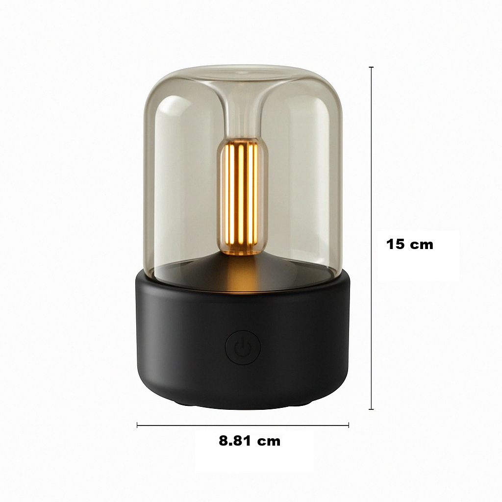 Electric Aromatherapy Diffuser and Humidifier - AromaLux-Black-State of Style