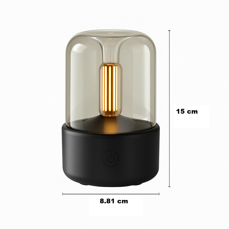 Electric Aromatherapy Diffuser and Humidifier - AromaLux-Black-State of Style