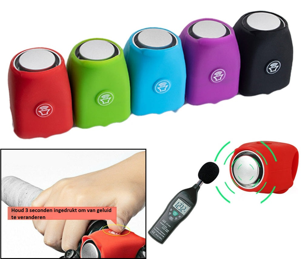 Electric Bike Horn - LoudHorn-Black-State of Style