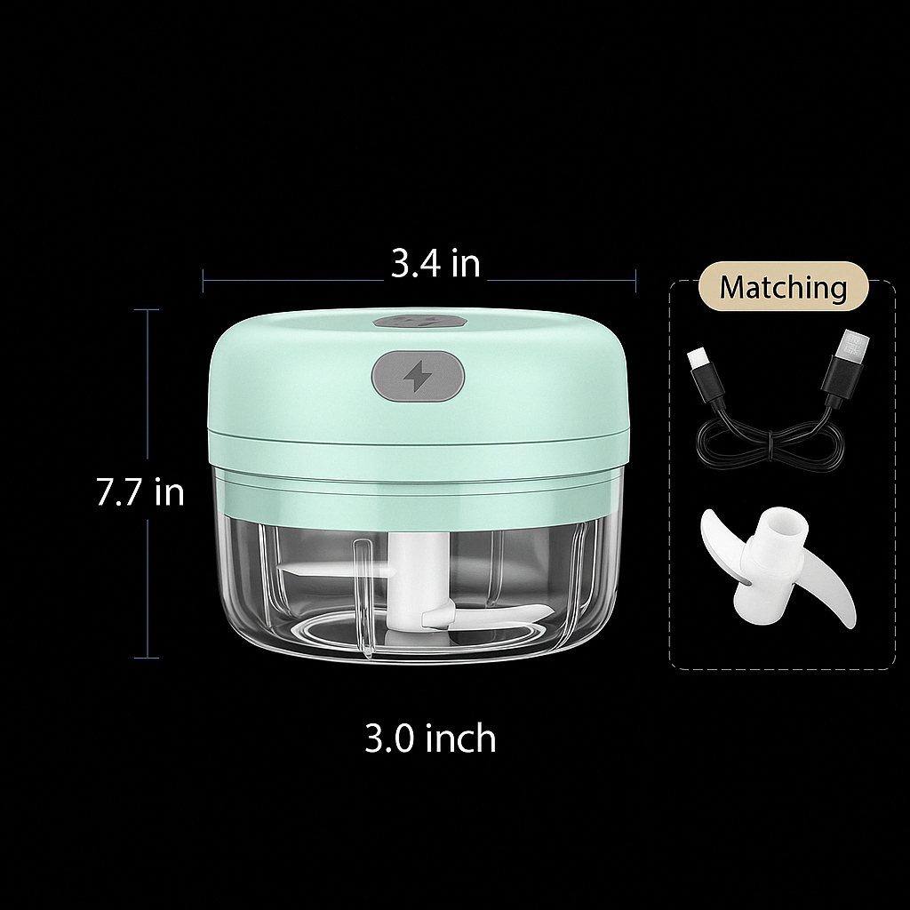 Electric Chopper - MiniChop-White-State of Style