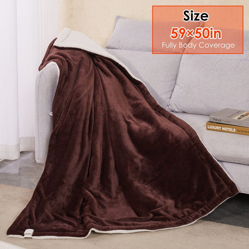 Electric Heated Flannel Blanket - CozyHeat-State of Style