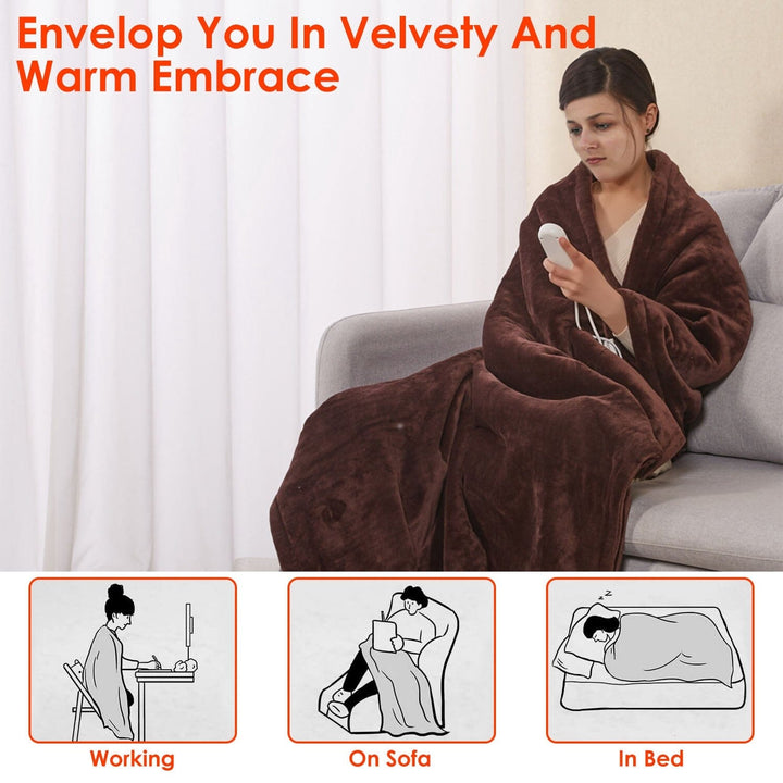 Electric Heated Flannel Blanket - CozyHeat-State of Style