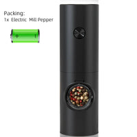 Electric Pepper and Salt Mill Set - SpiceLite-Black Without a Base-State of Style