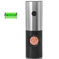 Electric Pepper and Salt Mill Set - SpiceLite-Silver-State of Style