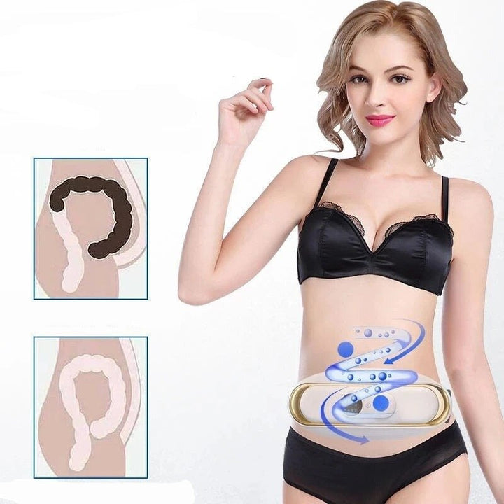 Electric Slimming Belt and Waist Massager - SlimBelt-White-State of Style