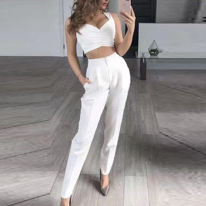 Elegant 3-Piece Blazer Set | Women's Fashion Suit-White-S-State of Style