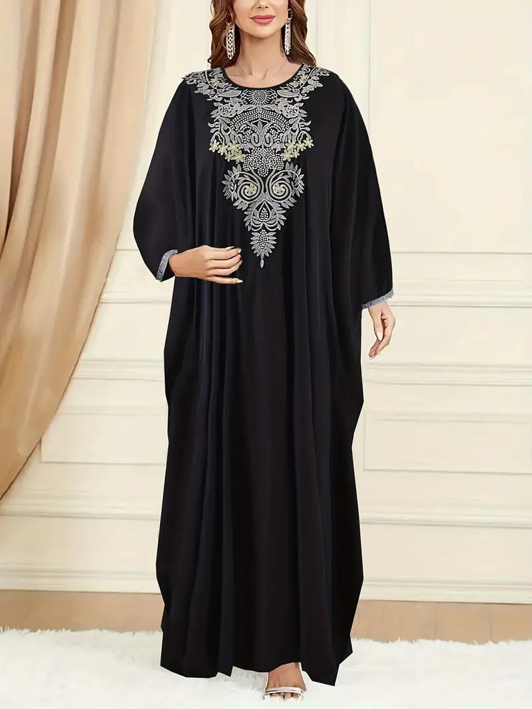 Elegant Black Abaya | Timeless & Stylish-One size fits all-State of Style