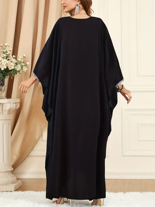 Elegant Black Abaya | Timeless & Stylish-One size fits all-State of Style