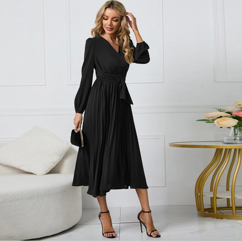 Elegant Blazer Dress | Stylish & Comfortable-Black-S-State of Style