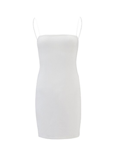 Elegant Bodycon Dress | Stylish & Comfortable-White-S-State of Style