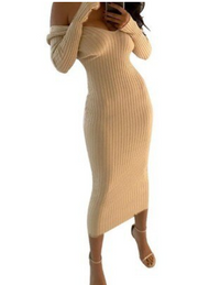 Elegant Bodycon Knit Dress | Stylish & Comfortable-Persimmon-S-State of Style