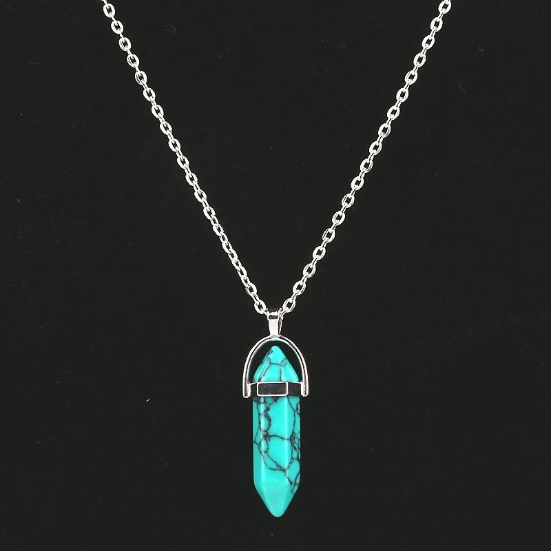 Elegant Crystal Chain Necklace | Women's Jewellery-Black-State of Style