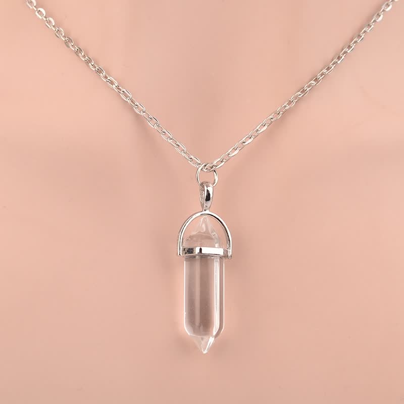 Elegant Crystal Chain Necklace | Women's Jewellery-Transparent-State of Style