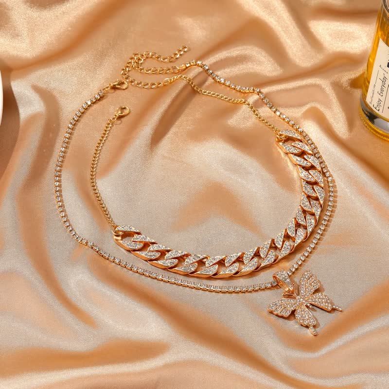 Elegant Cuban Chain Necklace for Women | Statement Jewellery-Black-State of Style