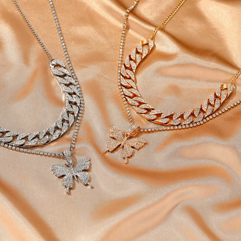 Elegant Cuban Chain Necklace for Women | Statement Jewellery-Black-State of Style