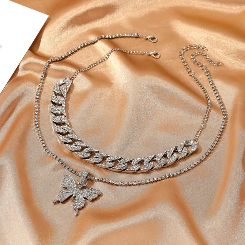 Elegant Cuban Chain Necklace for Women | Statement Jewellery-Black-State of Style