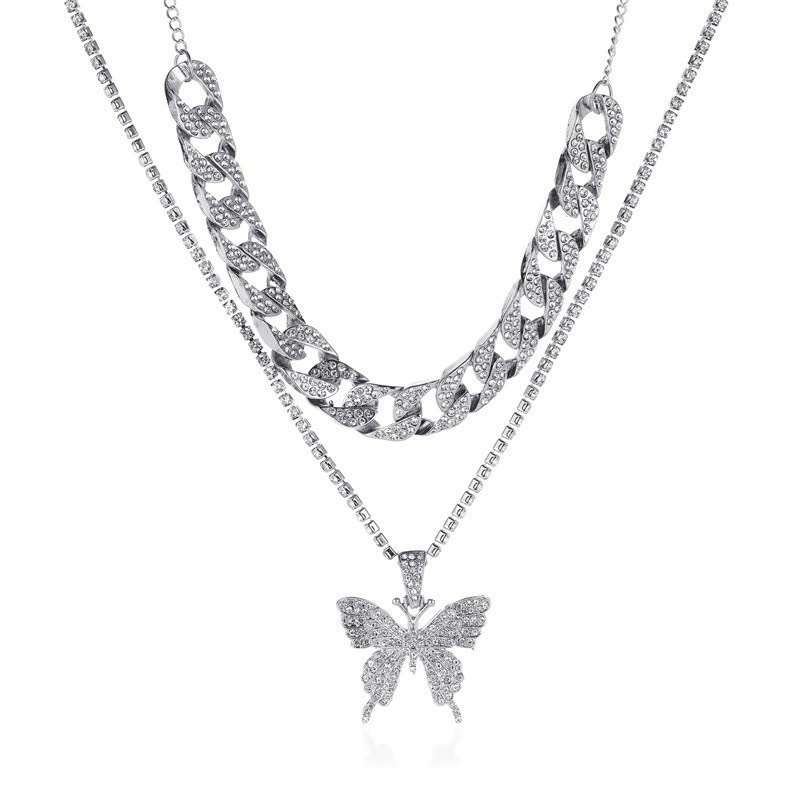 Elegant Cuban Chain Necklace for Women | Statement Jewellery-Silver-State of Style