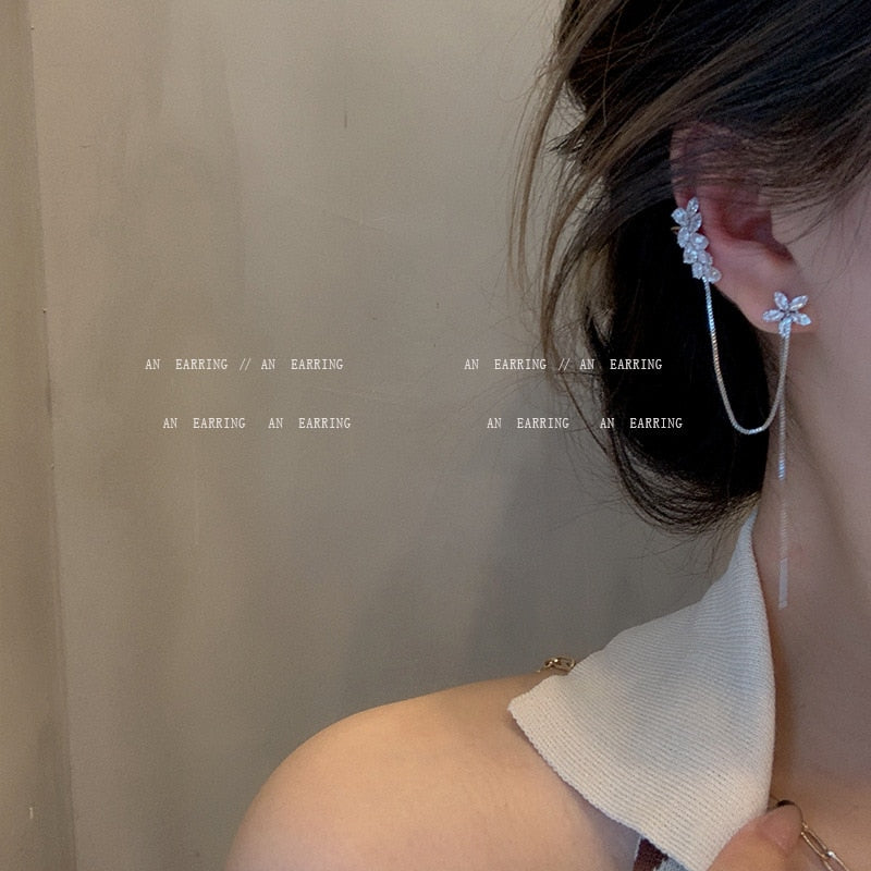 Elegant Dangle Earrings | Rhinestone Sparkle-Crystal Commandments-State of Style