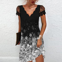 Elegant Dress With Exquisite Details | Perfect For Any Occasion-Silver-S-State of Style