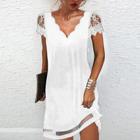 Elegant Dress With Exquisite Details | Perfect For Any Occasion-White-S-State of Style