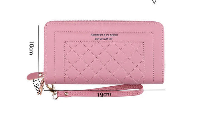 Elegant Dual-Zip Women's Clutch – Stylish & Organised Wallet-Black-State of Style