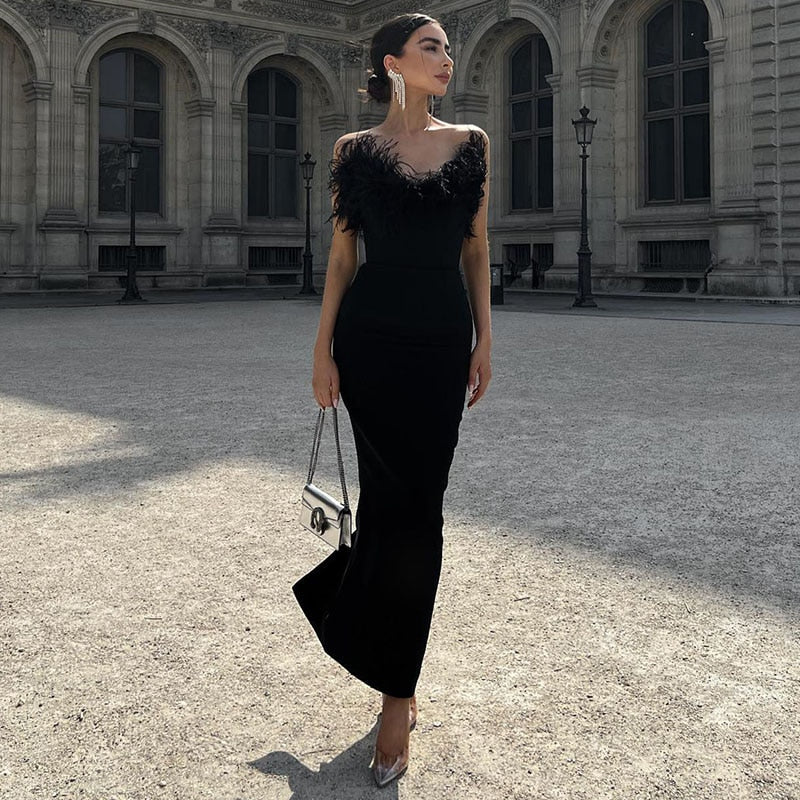 Elegant Evening Dress | Perfect for Special Occasions-Black-S-State of Style