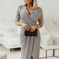 Elegant Evening Dress | Perfect For Special Occasions-Gold-S-State of Style