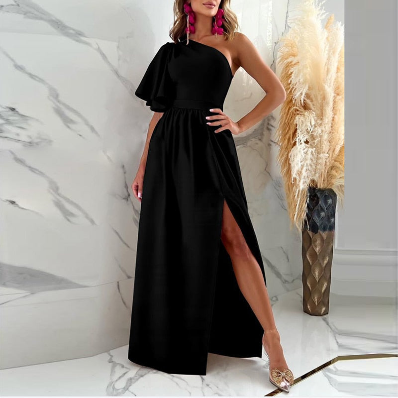 Elegant Evening Gown For Women | Mariam's Dress-Black-S-State of Style