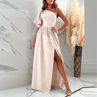 Elegant Evening Gown For Women | Mariam's Dress-Khaki-S-State of Style