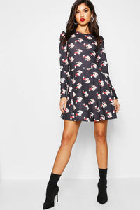 Elegant Festive Dress | Perfect for Christmas Celebrations-Violet-S-State of Style