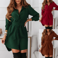 Elegant Fiona's Mini Dress | Perfect for Any Occasion-Khaki-S-State of Style