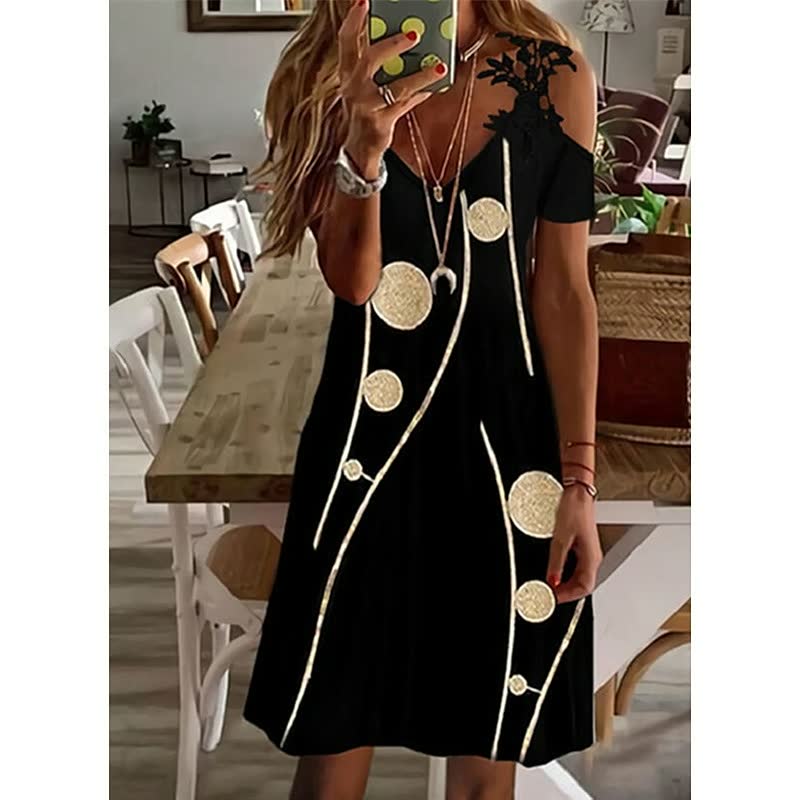 Elegant Flower Dress | Perfect for Any Occasion-Red Wine-S-State of Style
