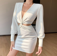 Elegant Formal Dress | Stylish & Sophisticated-White-S-State of Style